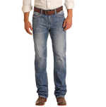 Rock & Roll Denim Relaxed Fit Large V Straight Leg Jeans