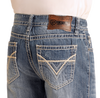 Rock & Roll Denim Relaxed Fit Large V Straight Leg Jeans