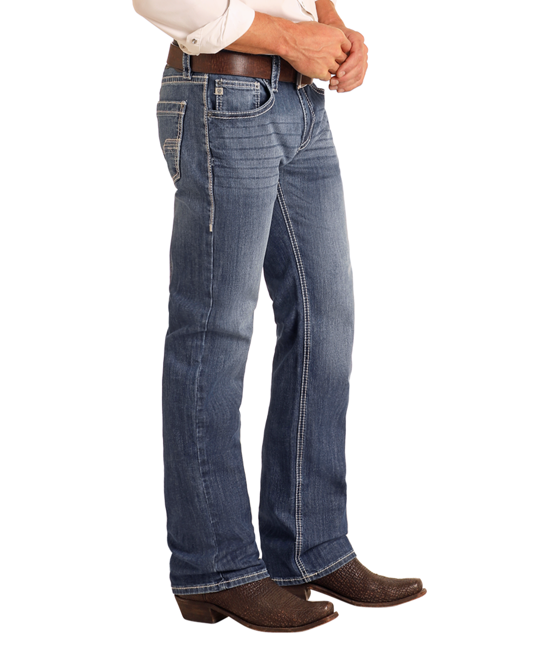 Rock & Roll Denim Regular Fit Straight Leg Jeans