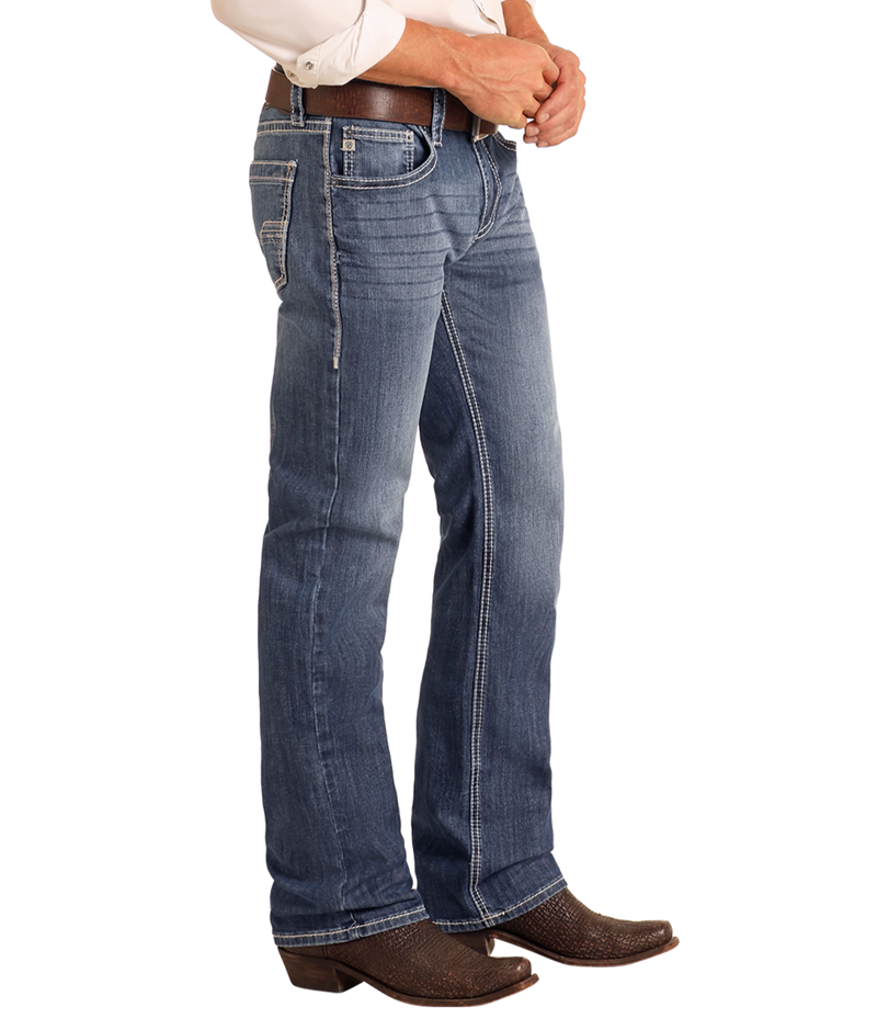 Rock & Roll Denim Regular Fit Straight Leg Jeans