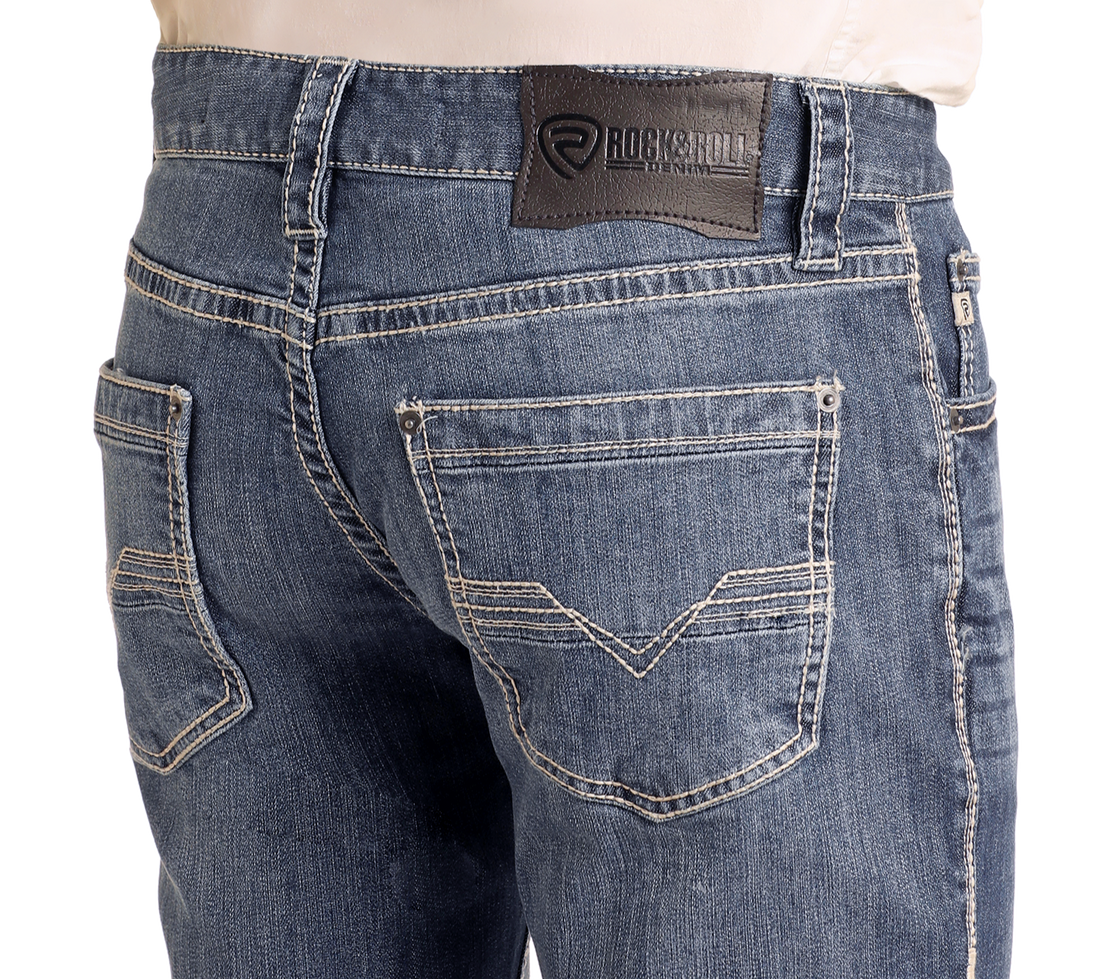 Rock & Roll Denim Regular Fit Straight Leg Jeans