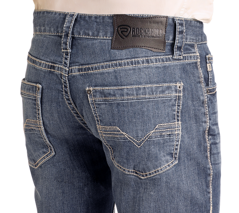 Rock & Roll Denim Regular Fit Straight Leg Jeans