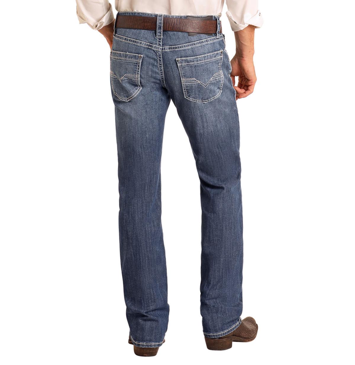 Rock & Roll Denim Regular Fit Straight Leg Jeans