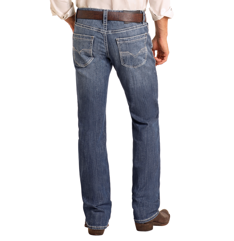 Rock & Roll Denim Regular Fit Straight Leg Jeans