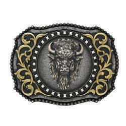Nocona Mens Buckle Buffalo