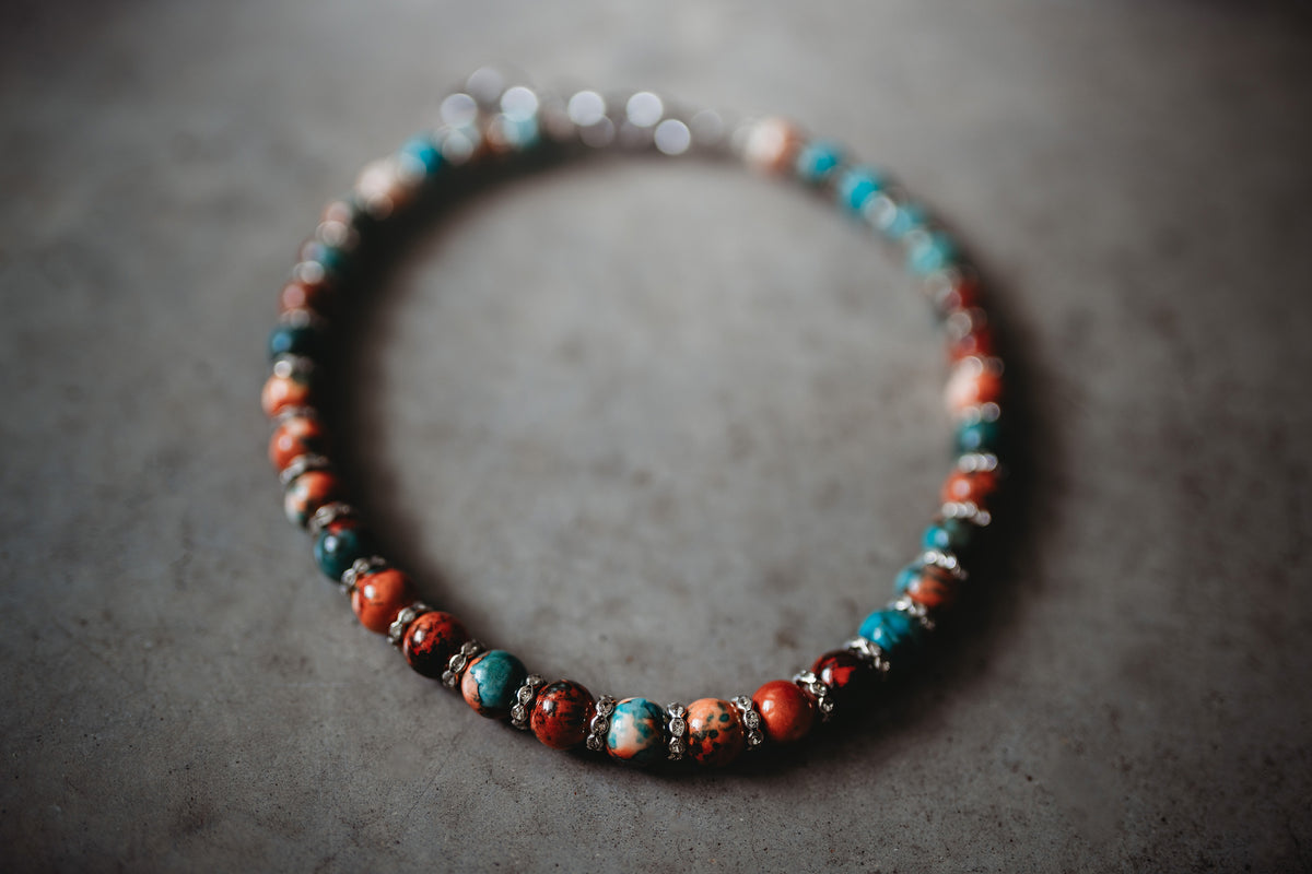 Quartz and Jasper Necklace