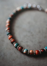 Quartz and Jasper Necklace