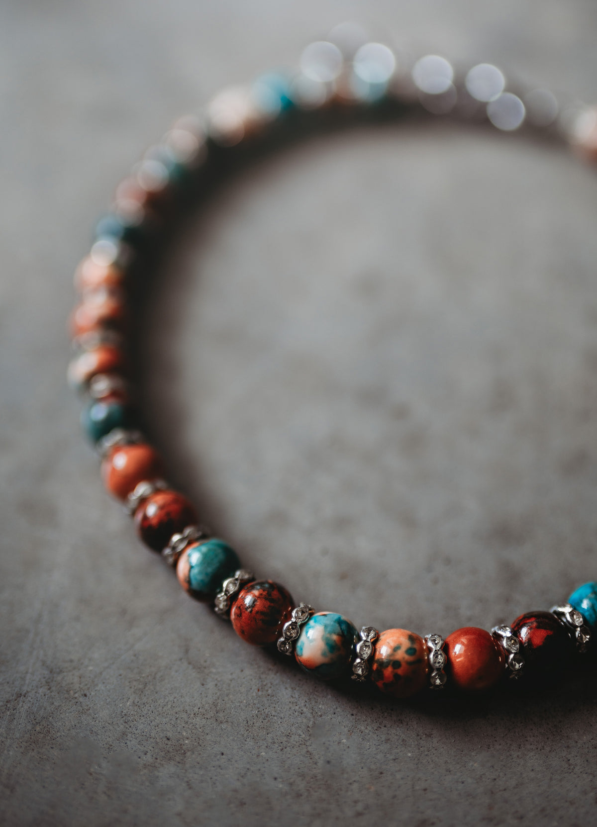 Quartz and Jasper Necklace