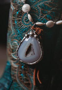 Agate with Geo Necklace