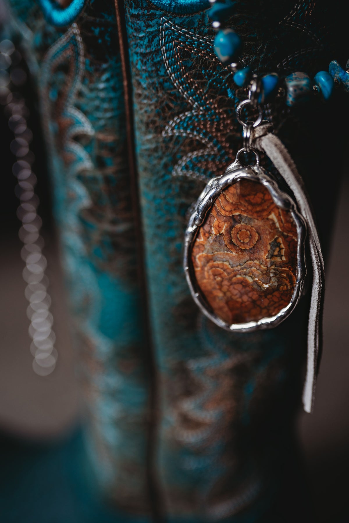 Snakeskin Agate Necklace