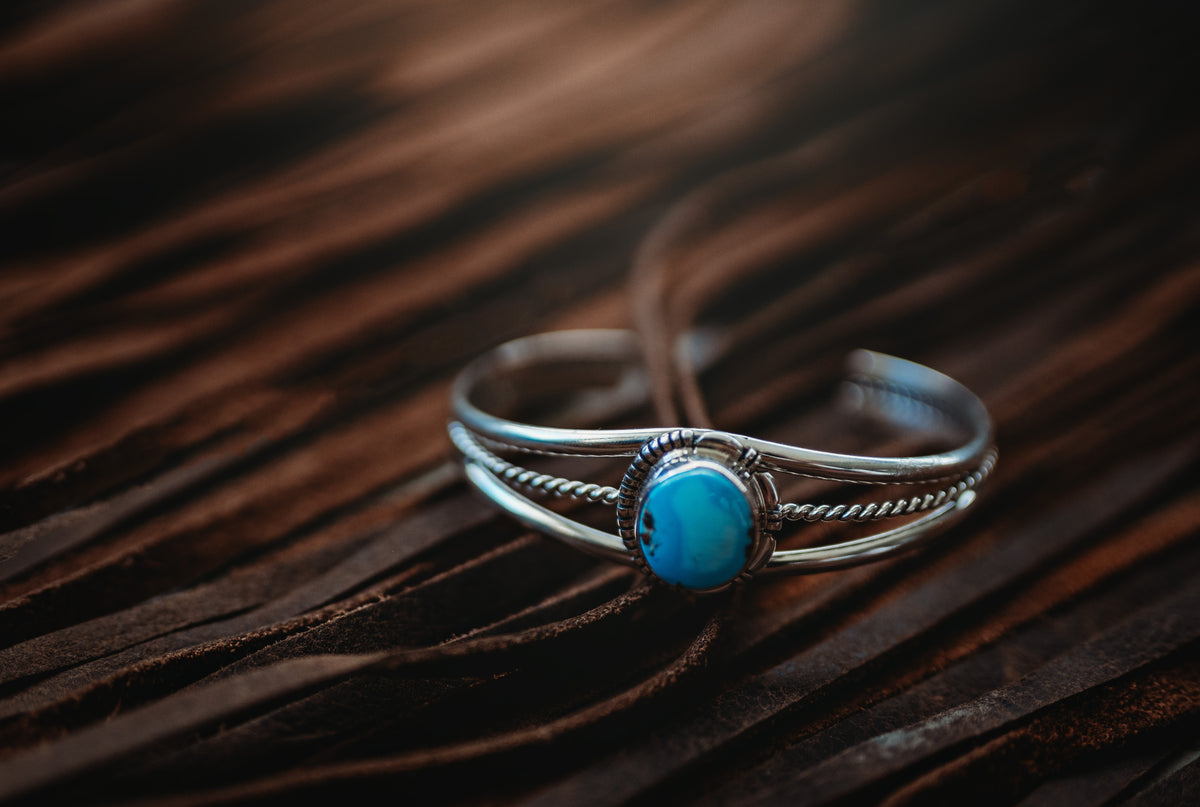 Oval Turquoise Cuff