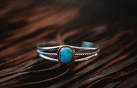 Oval Turquoise Cuff