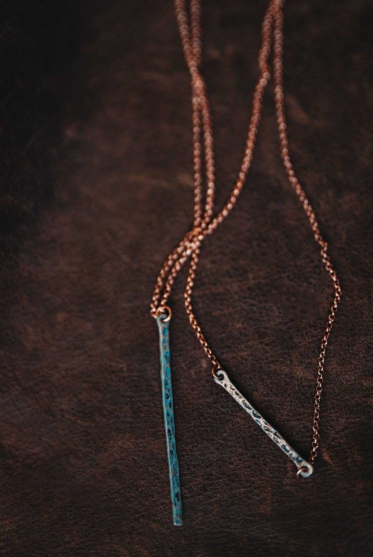 Copper Double Strand Necklace