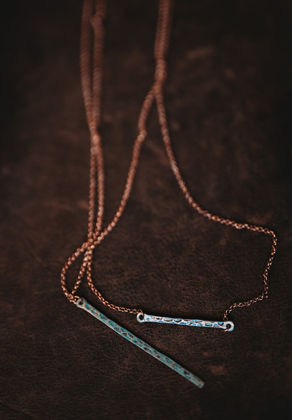 Copper Double Strand Necklace