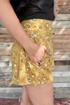Sterling Kreek Bandana Babe Shorts - Yellow
