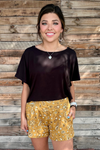 Sterling Kreek Bandana Babe Shorts - Yellow