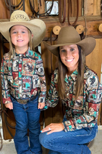 Sterling Kreek Vintage Rodeo Button Up - Kids