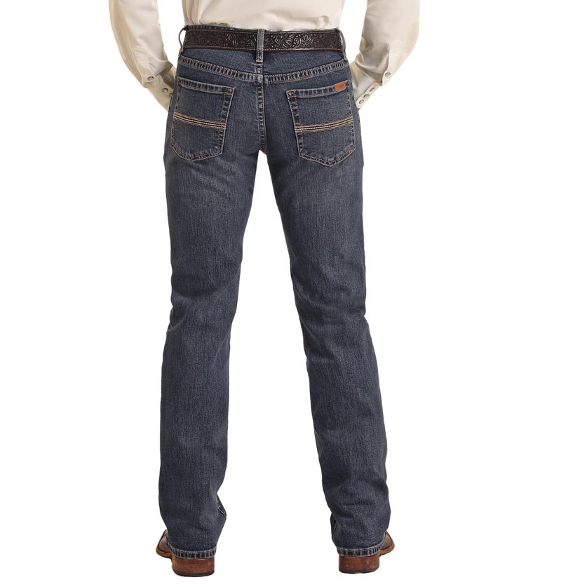 Rock & Roll Demin Vintage '46 Slim Straight Leg Jeans
