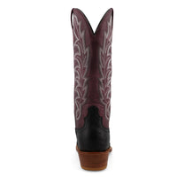 13" Reserve Boot - Black Ostrich & Purple Potion
