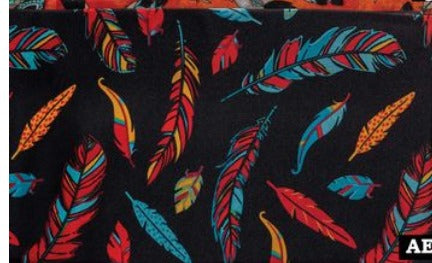 100% Silk Scarf Patterened