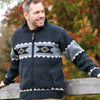 Lost Horizons Knitwear - Navajo Wool Sweater – Full Zip Jacket Western Design