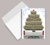 Horse Hollow Press - Horse Christmas Card / Truck Snow / Holiday Greeting Card
