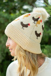 American Farm Company - Chicken Knit Pom Beanie