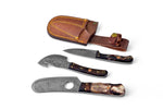 Titan International - Damascus Steel Hunting/Outdoor Set TK-071 (LIMITED)