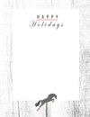 Horse Hollow Press - Horse Christmas Card / Horse Wreath / Holiday Greeting Card