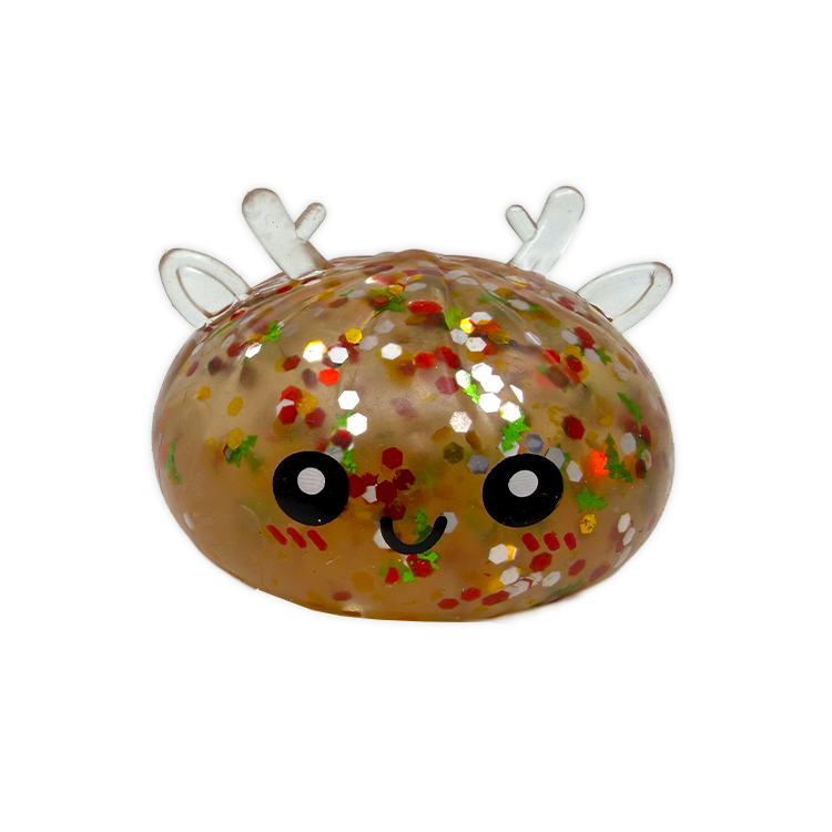Novelty Brands - Fun Doh Christmas Mystery Reindeer Dumpling Squishy Toy