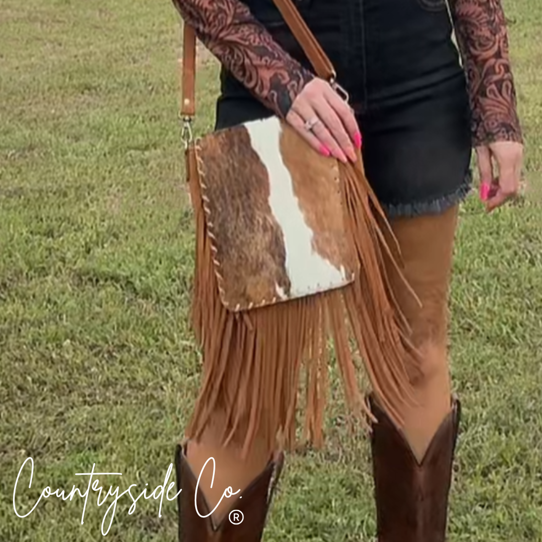 Countryside Co. - Bessie Cowhide Western Purse