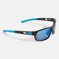 Collections by Fame Accessories - Sporty Curved Polarized Lens Sunglasses