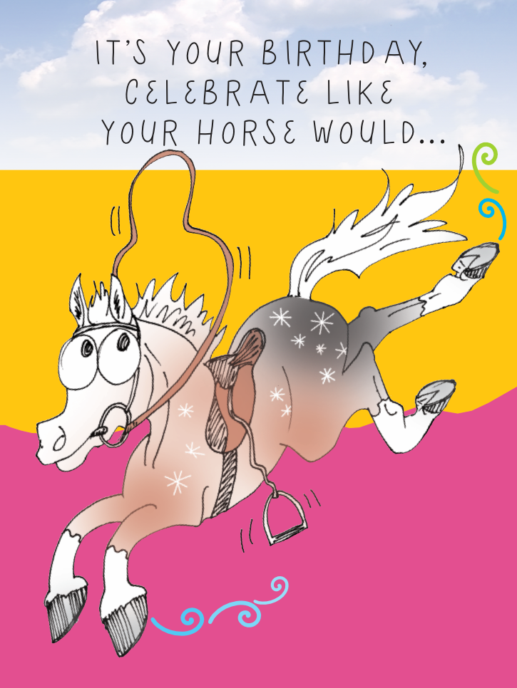 Horse Hollow Press - Horse Birthday Card | Celebrate