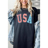 COLORBEAR - Floral USA Graphic Heavyweight T Shirts