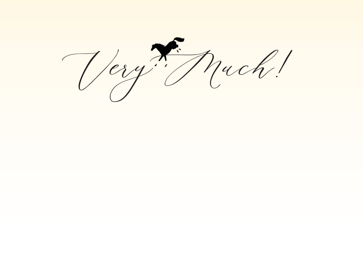 Horse Hollow Press - Horse Thank You Greeting Card | Galloping & Jumping  Horses