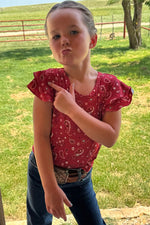 Bandana Babe Kids Top - Sterling Kreek