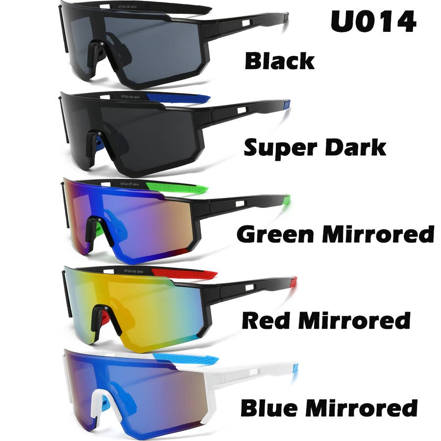 Trio Trading - Sport Shield Sunglasses UV400 Unisex