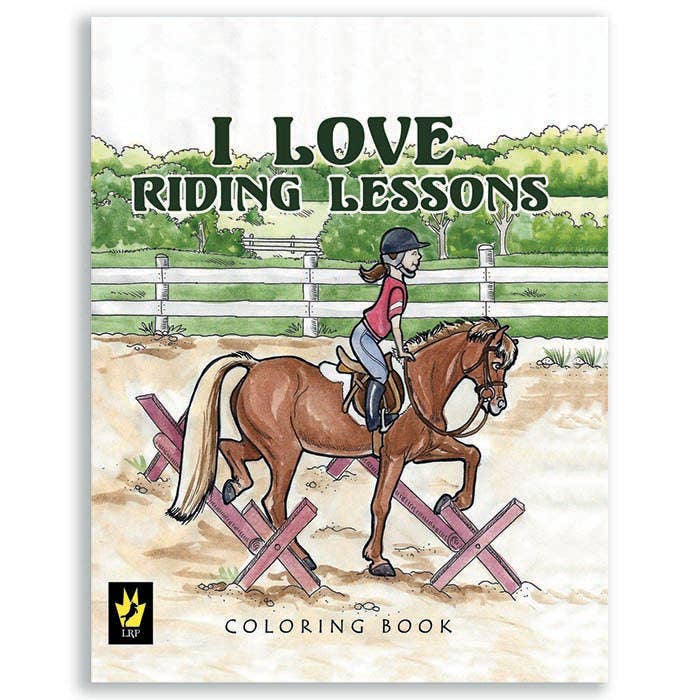 Kelley and Company - I Love Riding Lessons Coloring Book