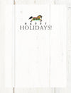Horse Hollow Press - Horse Boxed Christmas Cards / Blankets Wreath / 8 Holiday