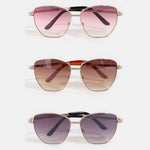 Collections by Fame Accessories - Rhinestone Accent Aviator Sunglasses