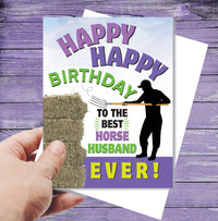 Horse Hollow Press - Horse Birthday Card | Horse Husband