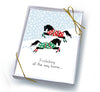 Horse Hollow Press - Horse Boxed Christmas Cards / Frolicking Snow / 8 Holiday