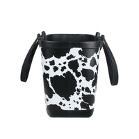 American Farm Company - Cow Print Rubber Beach Tote Bag - Large