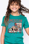 COLORBEAR - American Cowgirl Kids Graphic Tee
