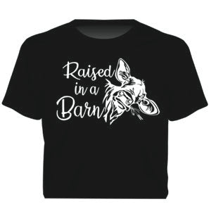 Moss Brother's Raised in Barn Black Kids Tee