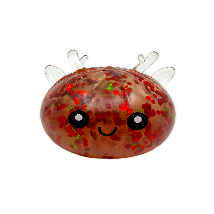 Novelty Brands - Fun Doh Christmas Mystery Reindeer Dumpling Squishy Toy