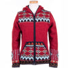 Lost Horizons Knitwear - Dakotah Hooded Wool Sweater with Western Pattern