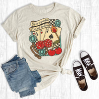 Rebel Rose - Western Life is a Gamble Graphic Tee