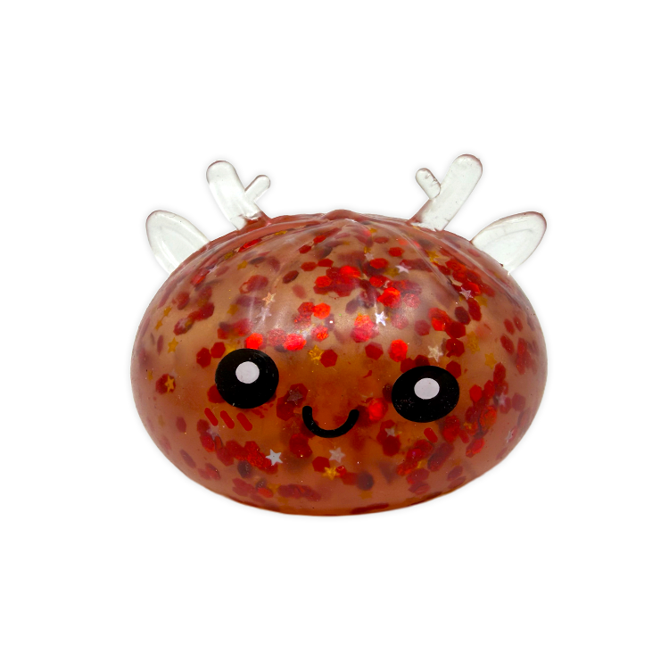 Novelty Brands - Fun Doh Christmas Mystery Reindeer Dumpling Squishy Toy