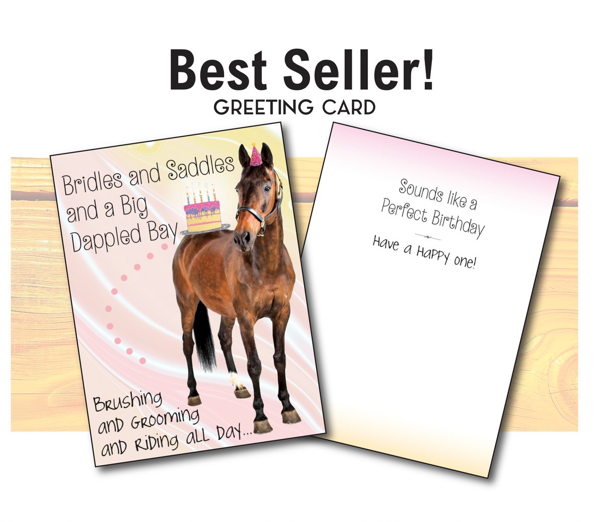 Horse Hollow Press  - Horse Birthday Card | Bridle & Saddle